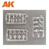 AK Interactive AK35504-B PZ.KPFW.IV AUSF.D AFRIKA KORPS + 5 FIGURES GERMAN TANK CREW AFRIKA KORPS 1/35